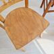 3 old wooden bistro chairs