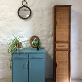 Bamboo and rattan closet