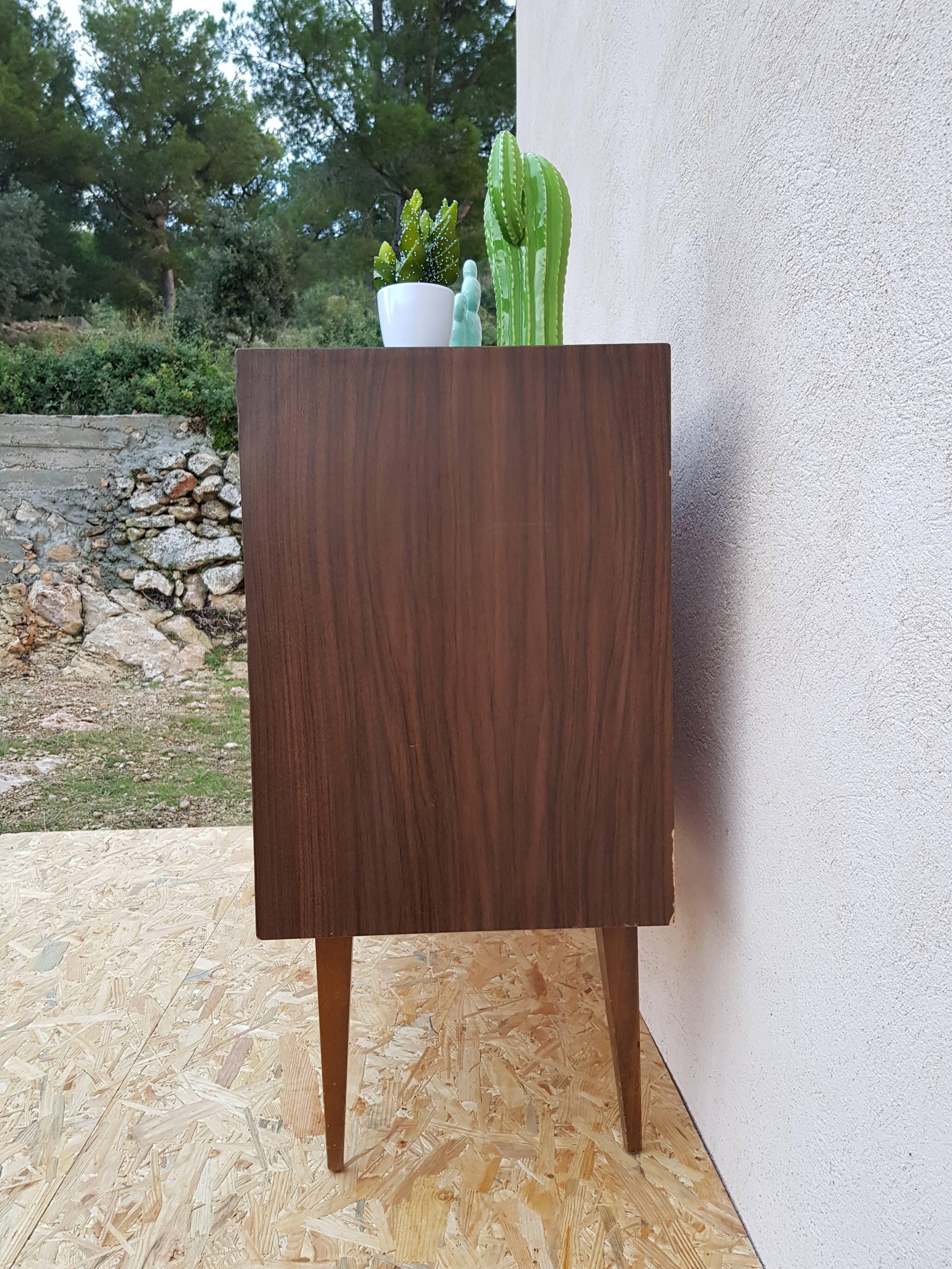 Radio turntable Grunding 60s furniture
