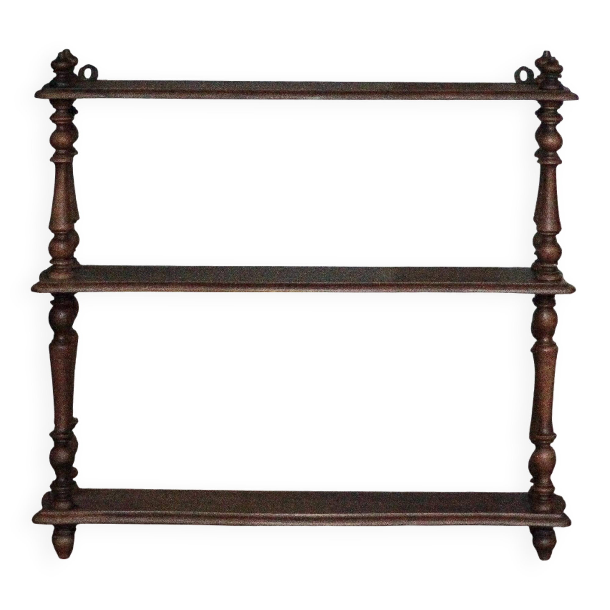 Vintage wall shelf, wooden furniture, living room, kitchen