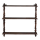 Vintage wall shelf, wooden furniture, living room, kitchen