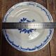 flat plates Moulin des Loups Orcerame blue flowers