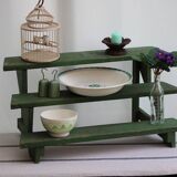 Wooden flower display stand