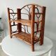 Vintage bamboo shelf 60s/70s