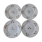 Lot de 4 assiettes Salins modèle Castille