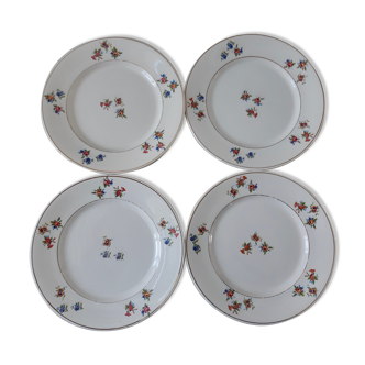 Lot de 4 assiettes Salins modèle Castille