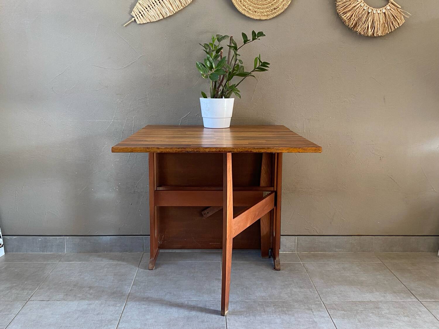 Vintage folding wooden table