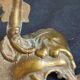 Ancient mirror psyche in bronze