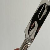 Stainless steel foie gras knife, duck decor handle