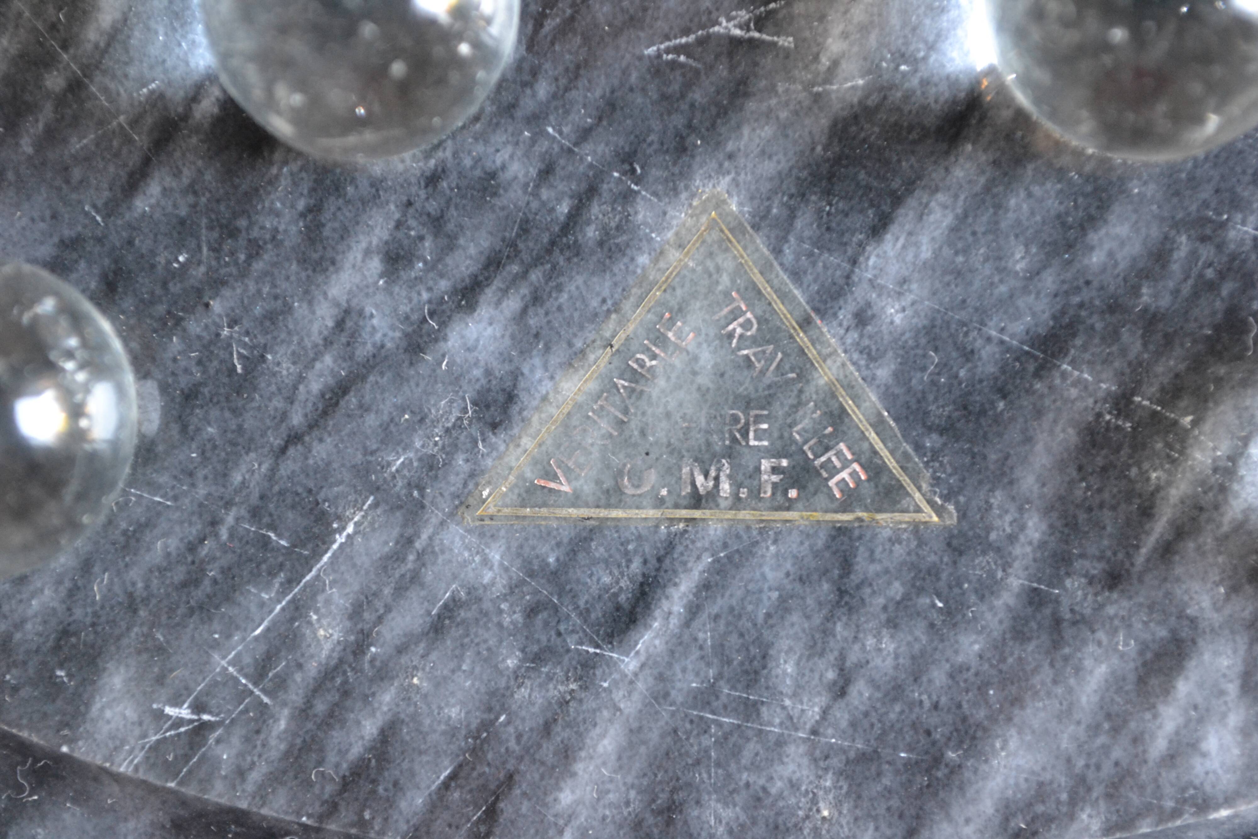 vintage marble and glass solitaire game