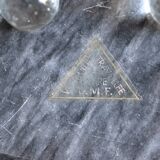 vintage marble and glass solitaire game