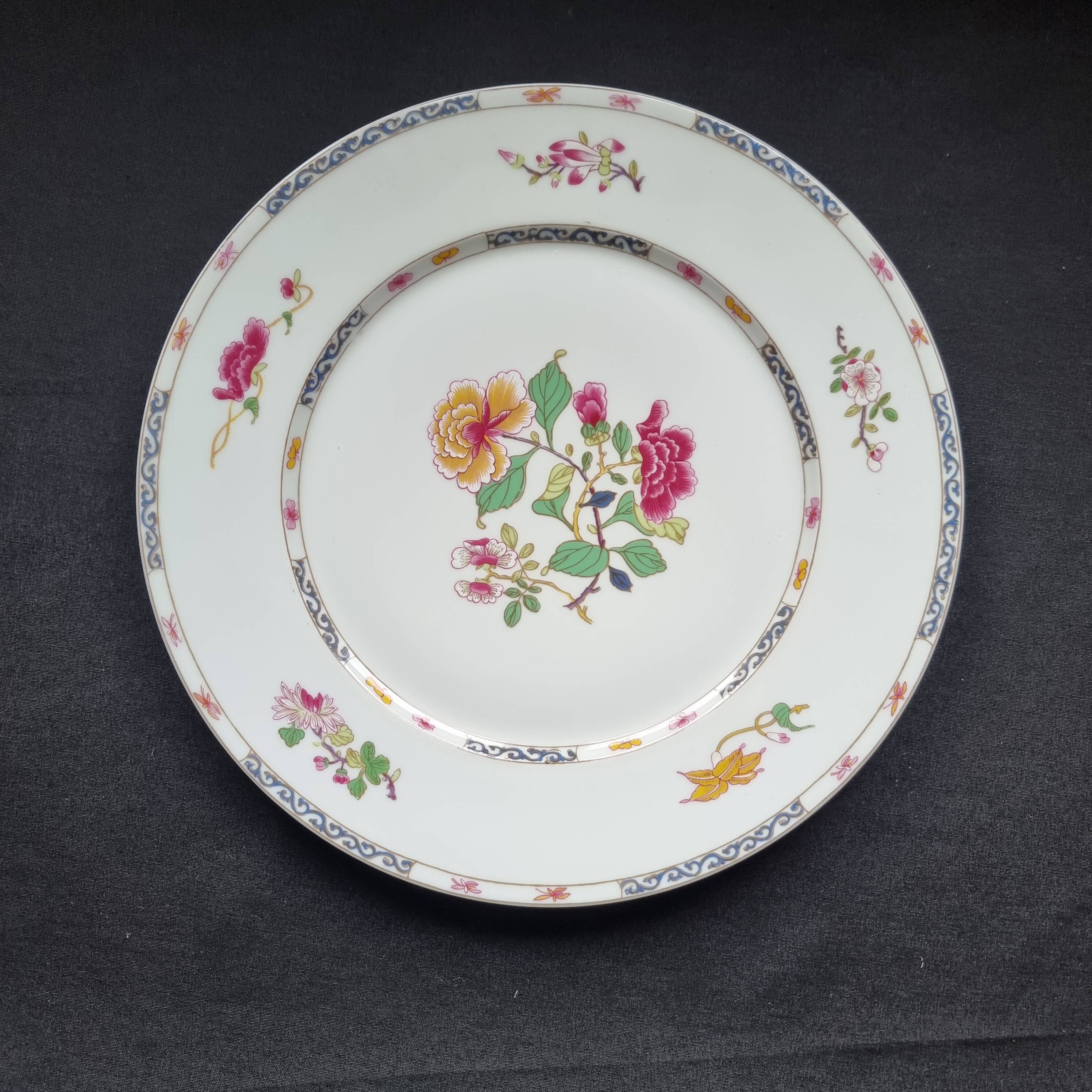 Large Plate Raynaud from Limoges, Model "Formose", Exclusive Edition,