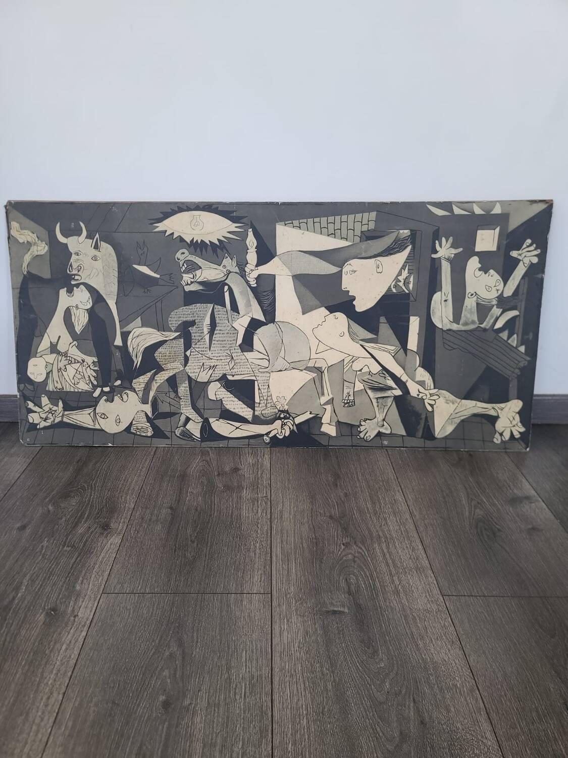 Wooden painting reproduction Picasso Guernica