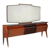 Buffet au design vintage Osvaldo Borsani Italie années 1950-60.
