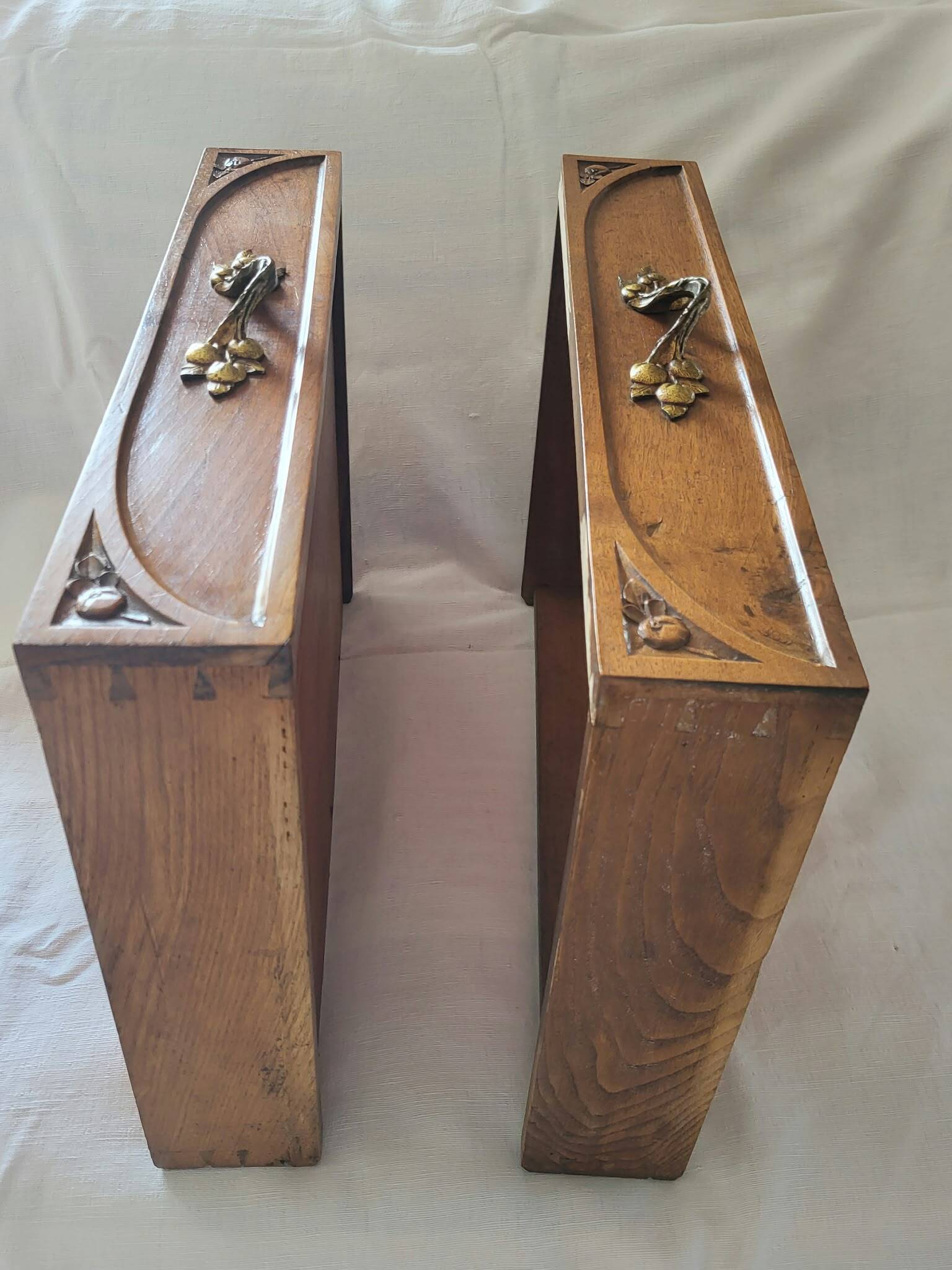 Commode / Desserte Art Nouveau 1910 - Noyer Massif