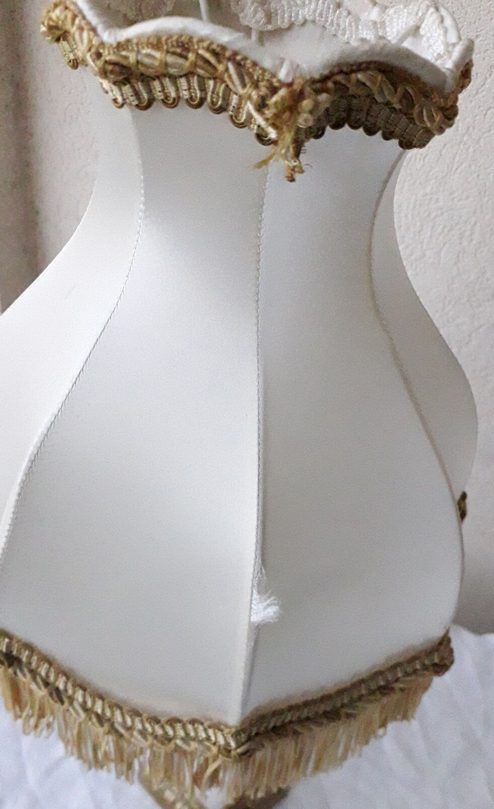 Marble and brass lamp