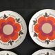 8 assiettes à fromage Gien