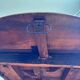 Antique round wooden table