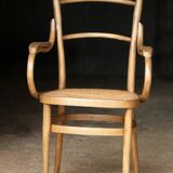 curved wooden armchair (Cambier or Carton) circa 1900.