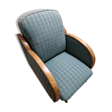 Art Deco retractable armchair