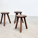 Set of three French stools