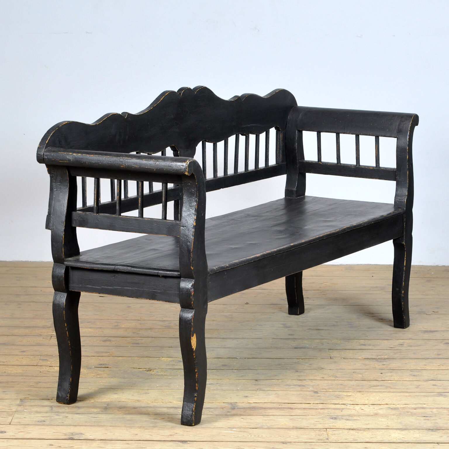 Antique Pine Bench, 1920s