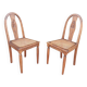 Art Deco oak chandy chairs 1930
