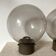 Vintage smoked glass globe ceiling lights