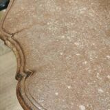 Table gueridon double plateau