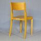 4 bistro chairs, around 1960, by Horgen Glarus - Switzerland - golden oak finish.