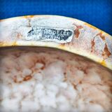 Tripod cup by the potters of Accolay, France, 1950s