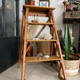 Vintage wooden stepladder