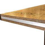 Vintage executive desk - large desk wenge 70s design