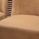 Paire de petits fauteuils d'appoint jaunes
