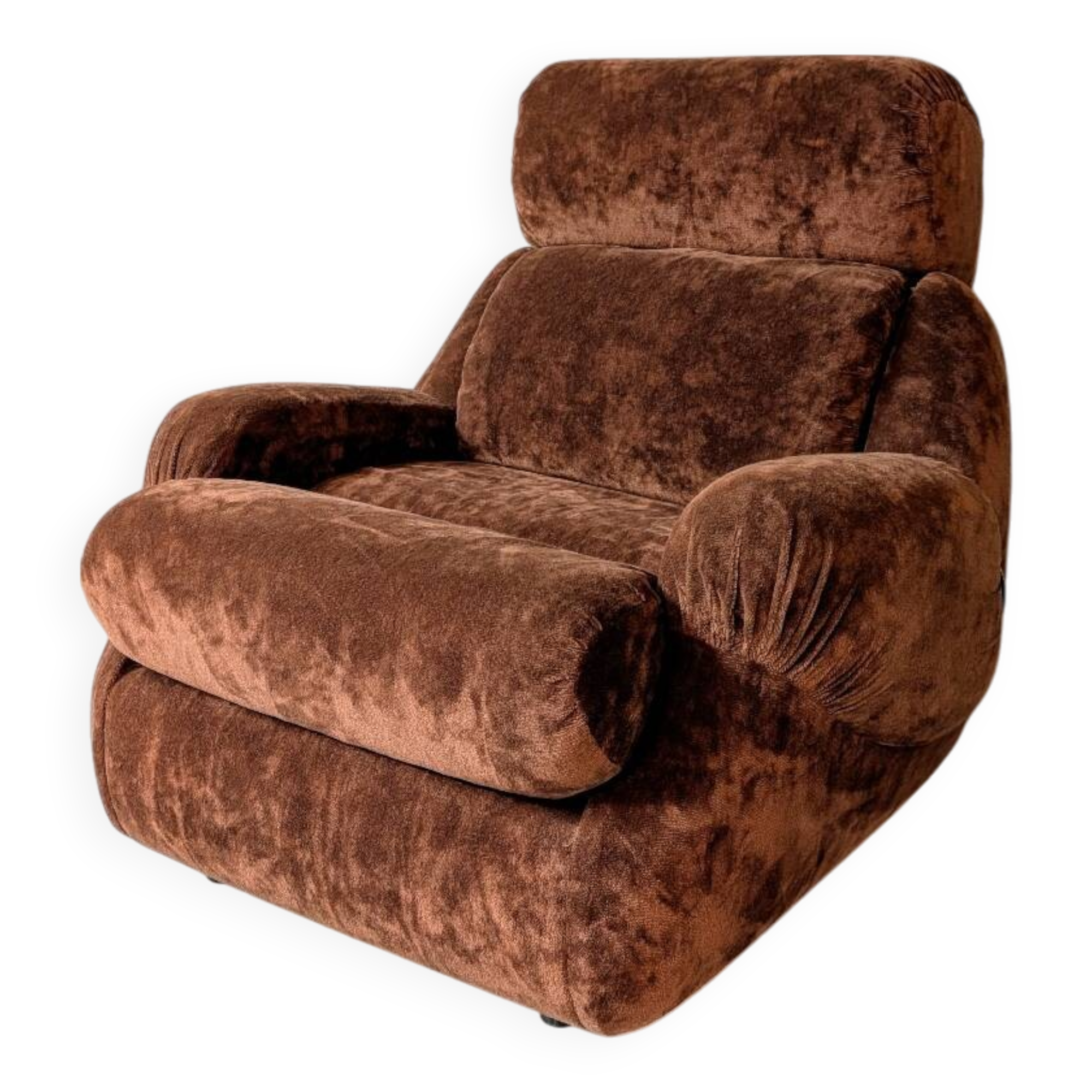 Velvet armchair