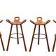 Tabourets de bar 'Marbella' par Sergio Rodrigues pour Confonorm Espagne années 1970