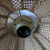 Vintage petal caning chandelier