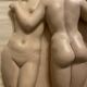 Bas relief of the three graces antiquity molding of the Louvre