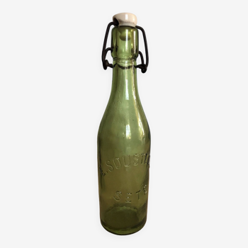 Small vintage glass bottle