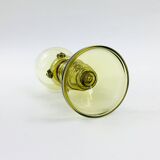 Pair of Antique Hand Blown Glass Wine Glasses from Roemer, Germany, 1880-1900s