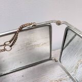 Horizontal triptych mirror