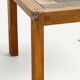 Coffee table by Pierre Chapo in solid elm and ceramic – circa 1960