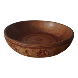 Wooden fruit bowl