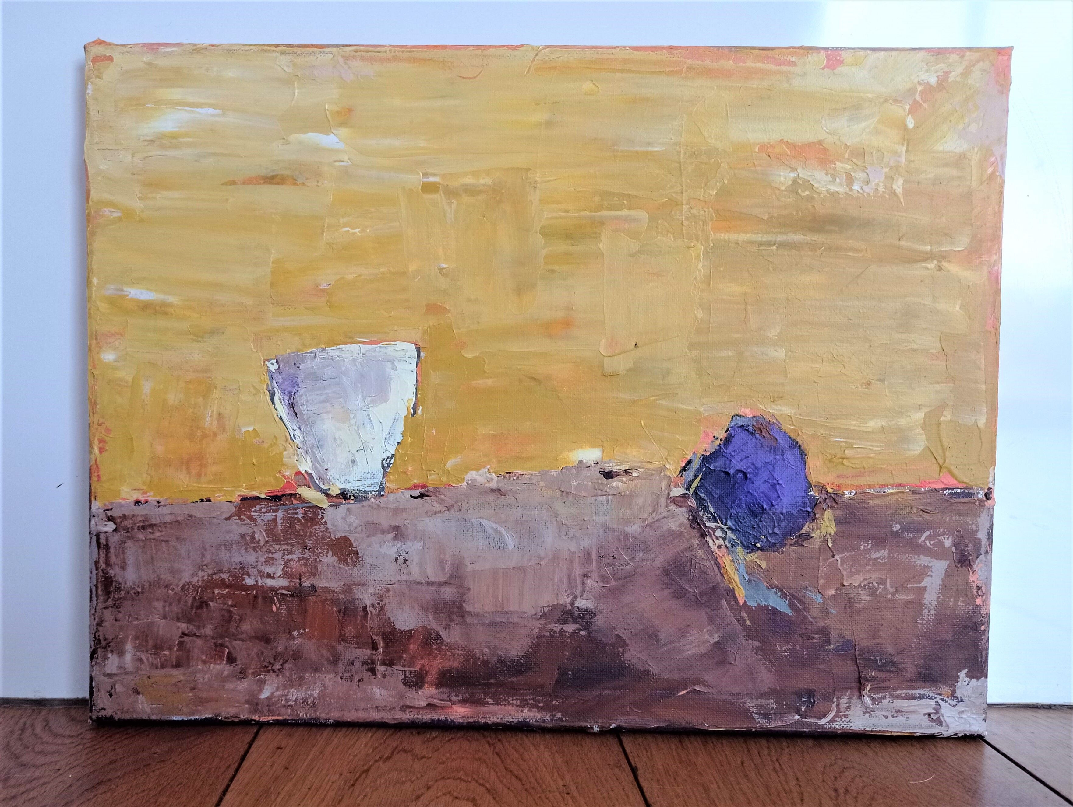 Modern painting - abstract still life