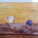 Modern painting - abstract still life