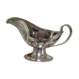 Saucière en métal argenté ancienne estampillée Birks