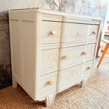 Art Deco chest of drawers with roasted sesame