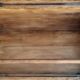 Large old trunk (steam box) in solid wood.
