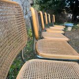 6 mid-century Marcel Breuer B32 Cesca chairs,