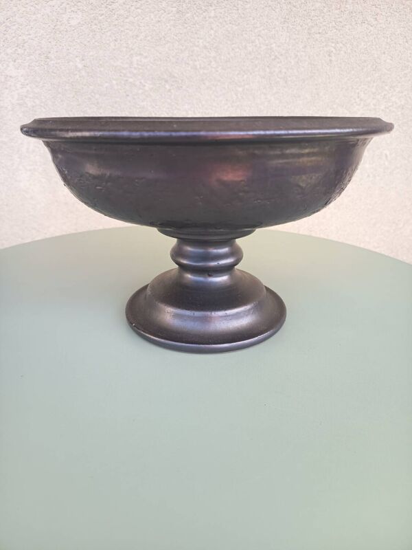 Coupe signée Jean Marais – Vallauris – grande pièce d’art céramique